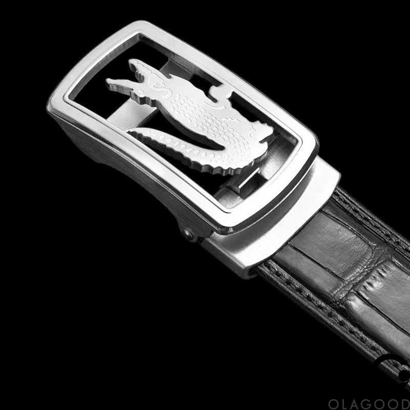 Thắt lưng nam da cá sấu cao cấp - TLDT0119S - Hình ảnh 5