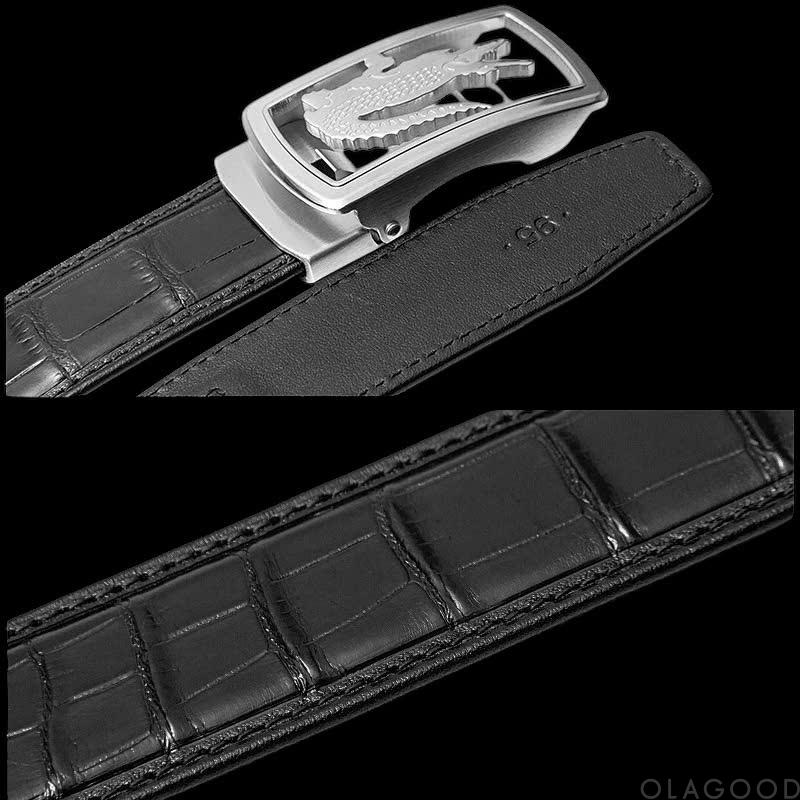 Thắt lưng nam da cá sấu cao cấp - TLDT0119S - Hình ảnh 8