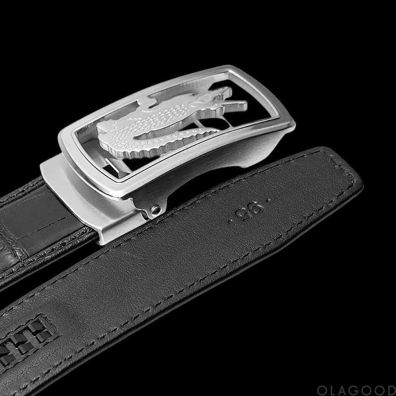 Thắt lưng nam da cá sấu cao cấp - TLDT0119S - Hình ảnh 6