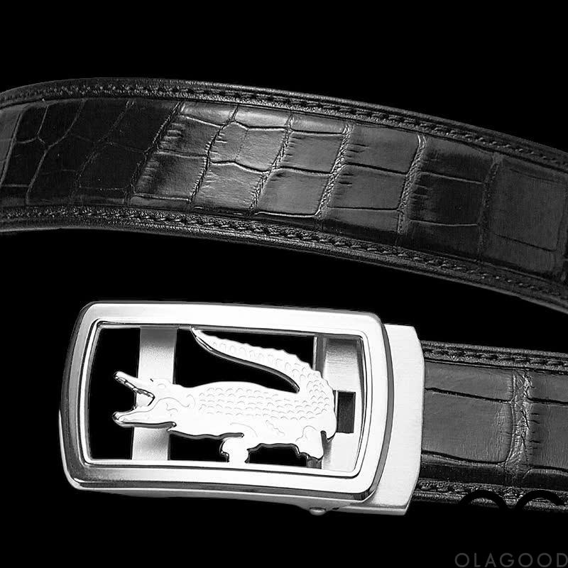 Thắt lưng nam da cá sấu cao cấp - TLDT0119S - Hình ảnh 7