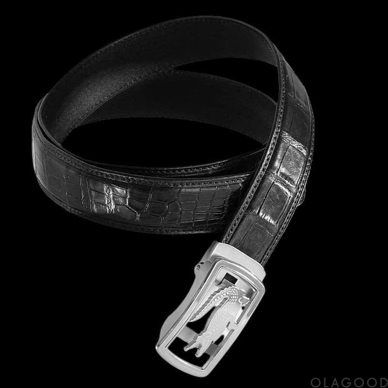 Thắt lưng nam da cá sấu cao cấp - TLDT0119S - Hình ảnh 4