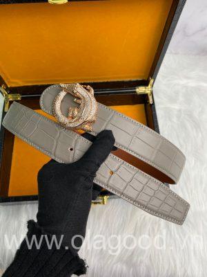 Dây Thắt Lưng Crocodile, Dây Nịt Da Cá Sấu Cao Cấp Hàng Hiệu