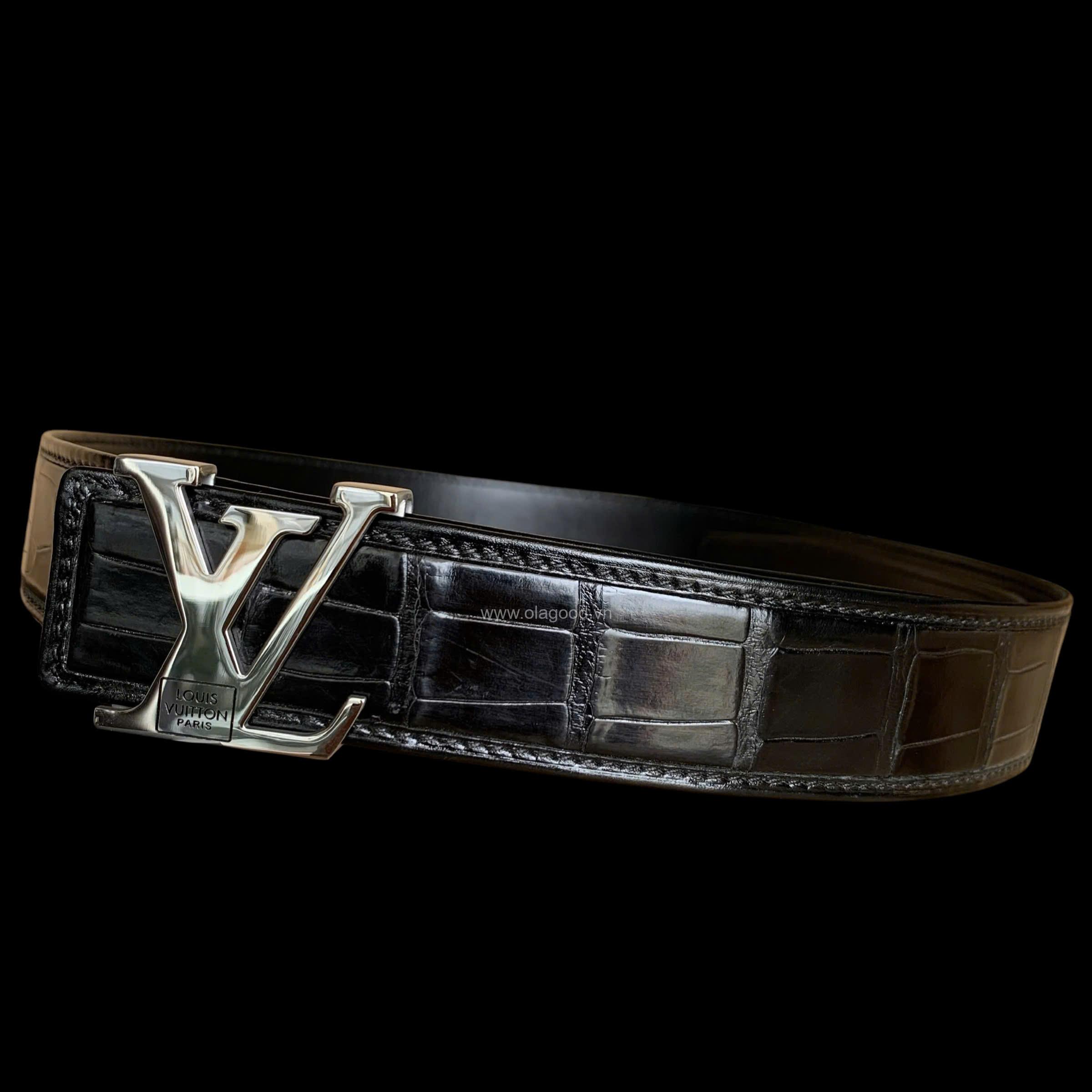 Thắt lưng nam da cá sấu cao cấp tldt0121s - Hình ảnh 3