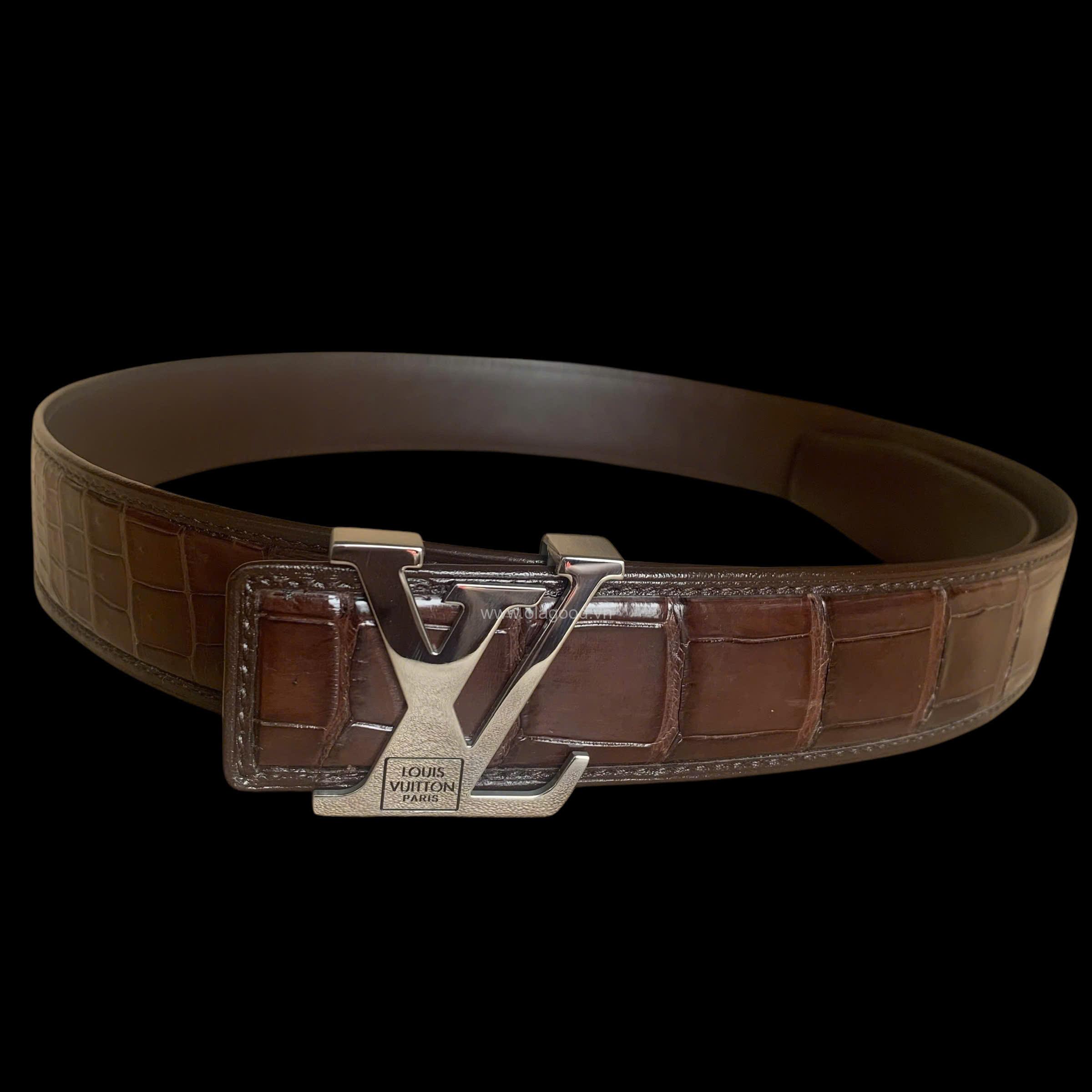 Thắt lưng nam da cá sấu cao cấp tldt0121s - Hình ảnh 11