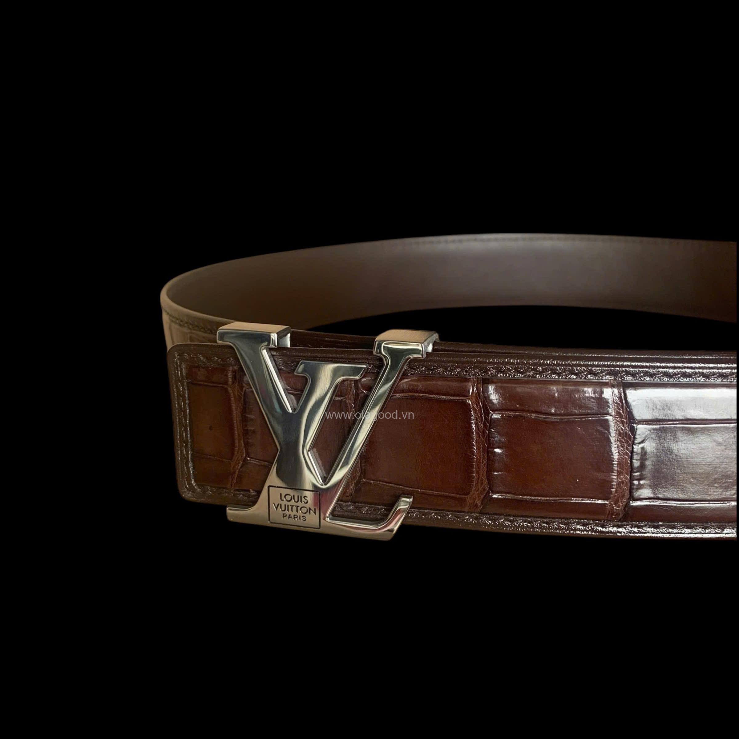 Thắt lưng nam da cá sấu cao cấp tldt0121s - Hình ảnh 12