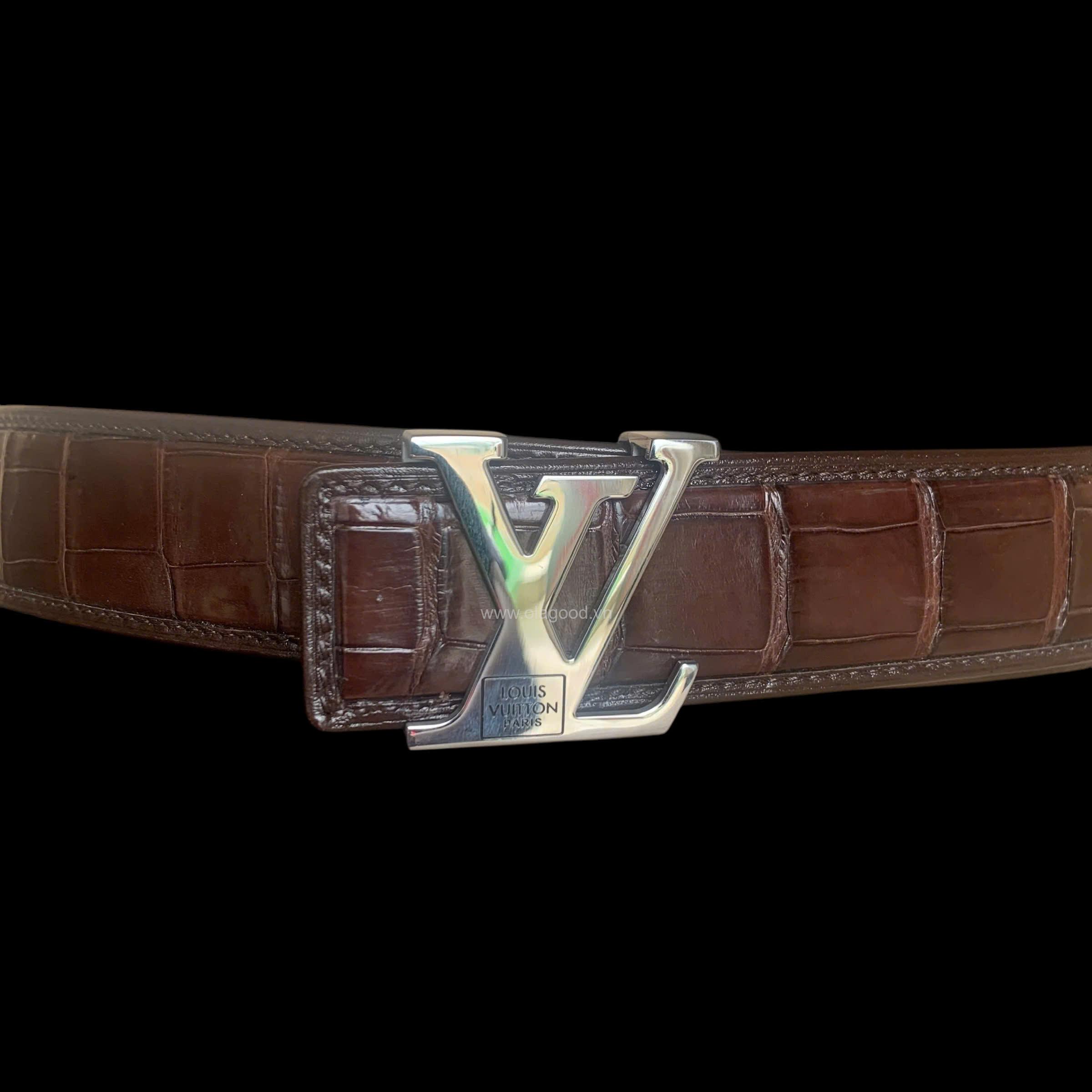 Thắt lưng nam da cá sấu cao cấp tldt0121s - Hình ảnh 13