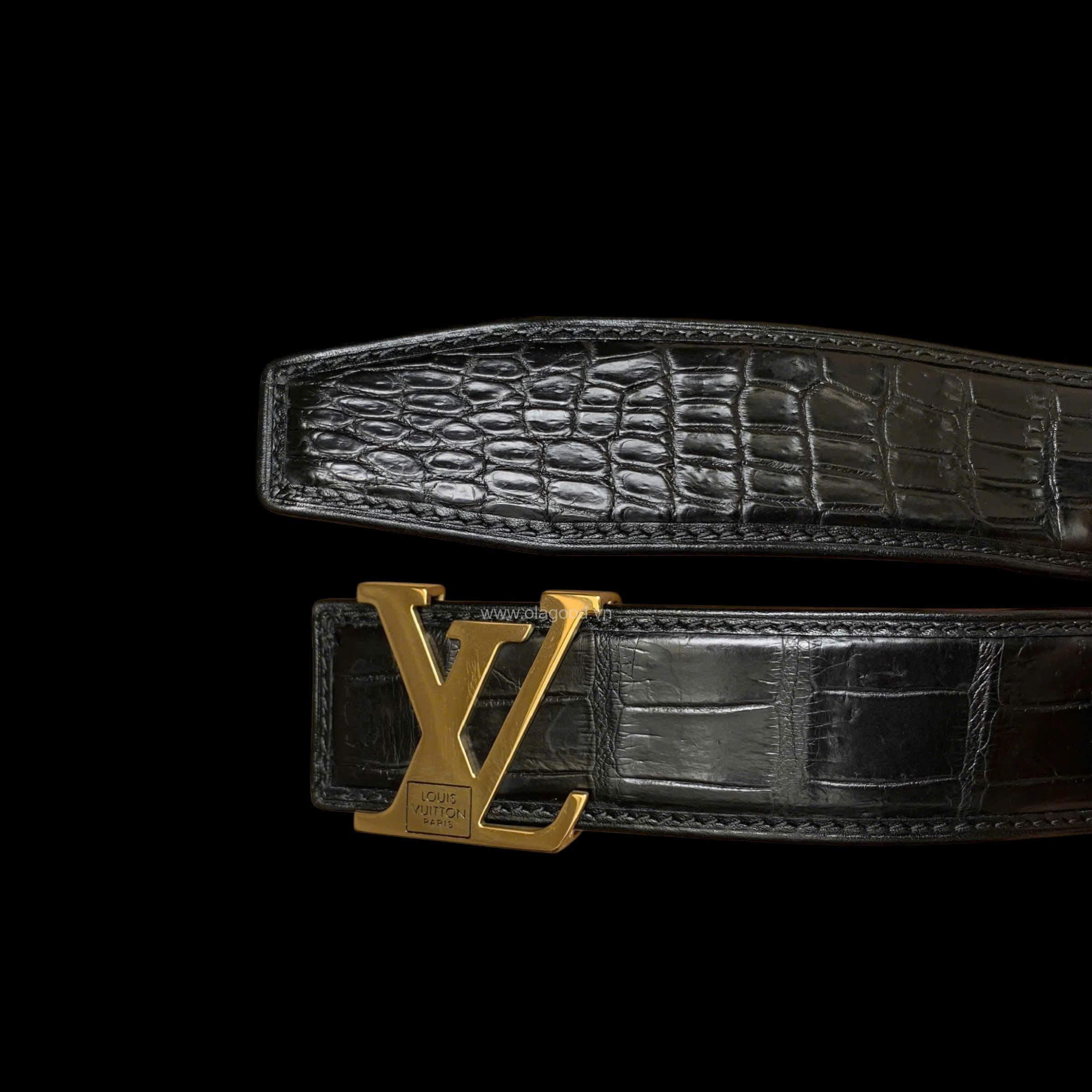 Thắt lưng nam da cá sấu cao cấp tldt0121s - Hình ảnh 16