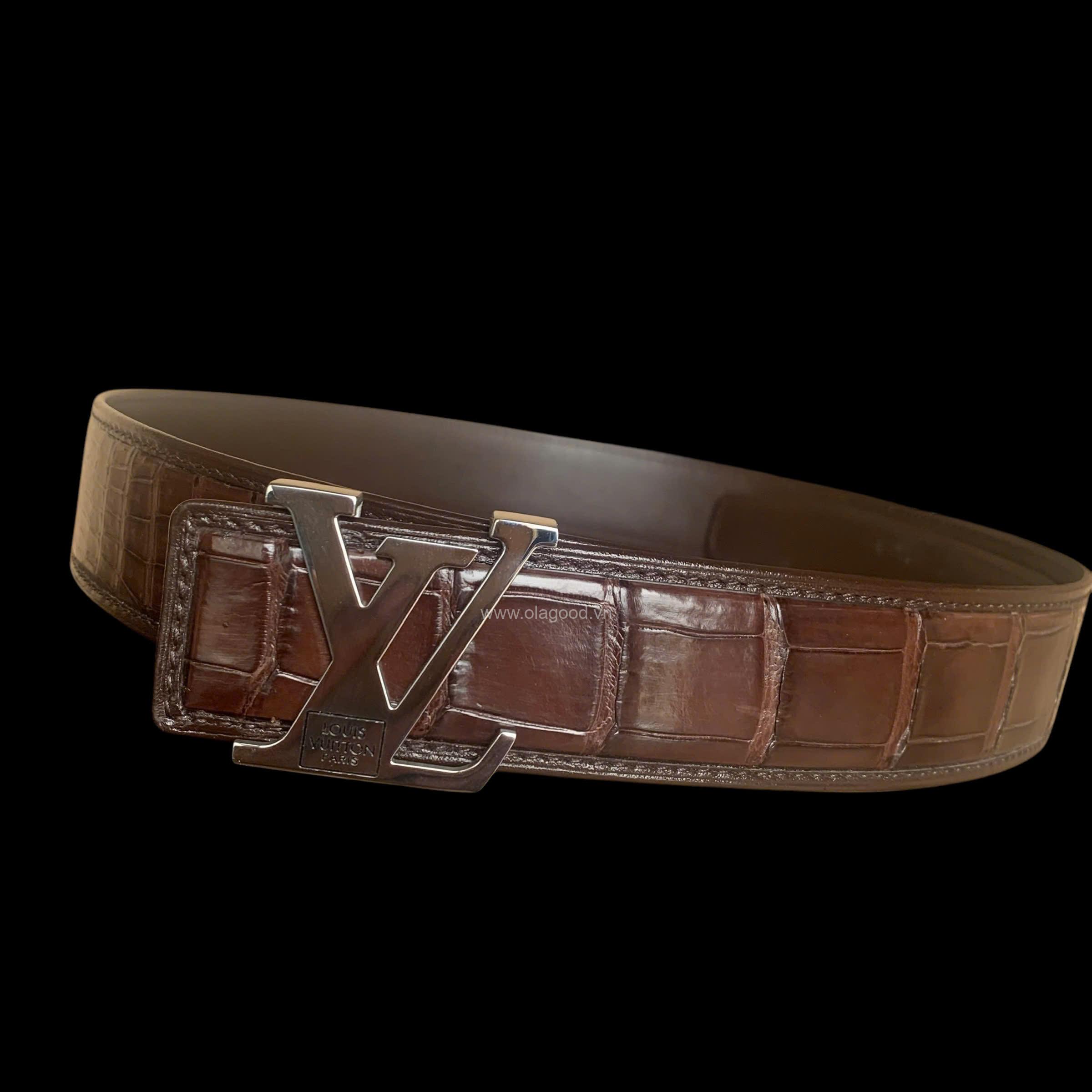 Thắt lưng nam da cá sấu cao cấp tldt0121s - Hình ảnh 4