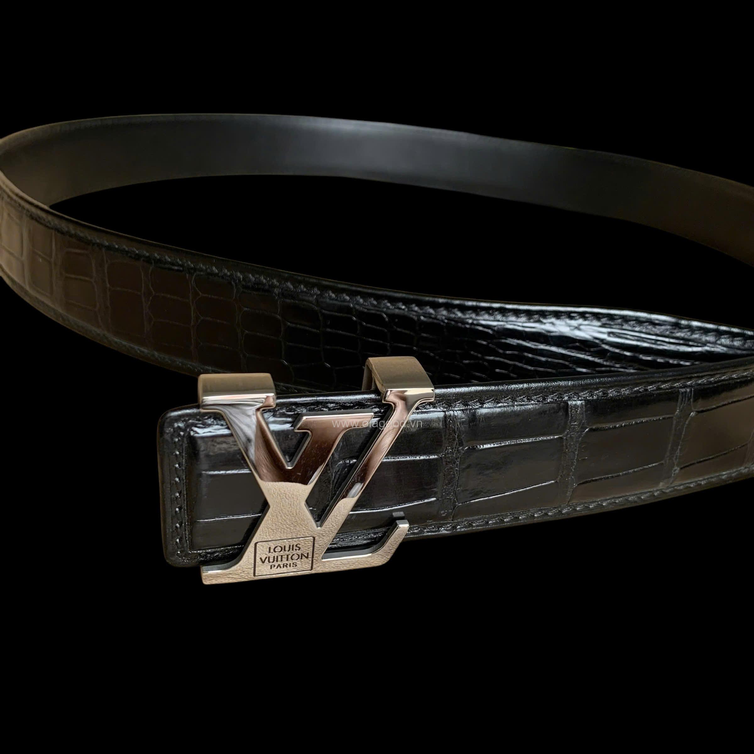 Thắt lưng nam da cá sấu cao cấp tldt0121s - Hình ảnh 6