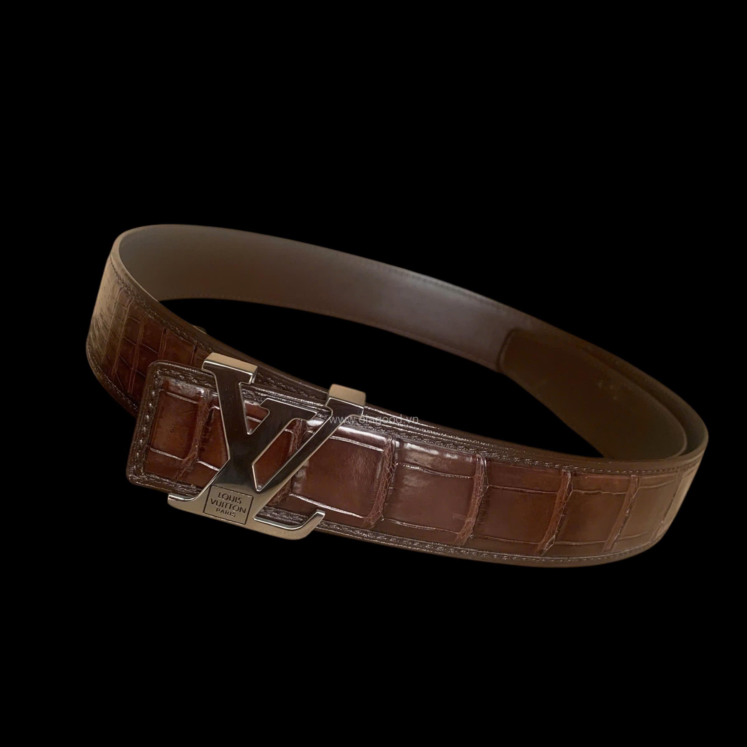 Thắt lưng nam da cá sấu cao cấp tldt0121s - Hình ảnh 10