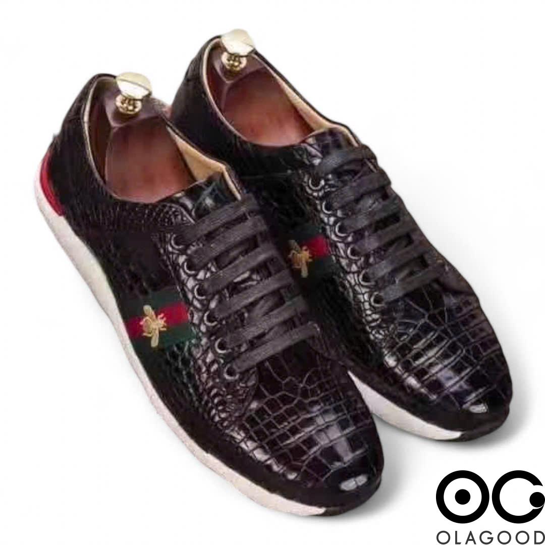 Giày thể thao sneaker da cá sấu - GTT011S - Hình ảnh 4