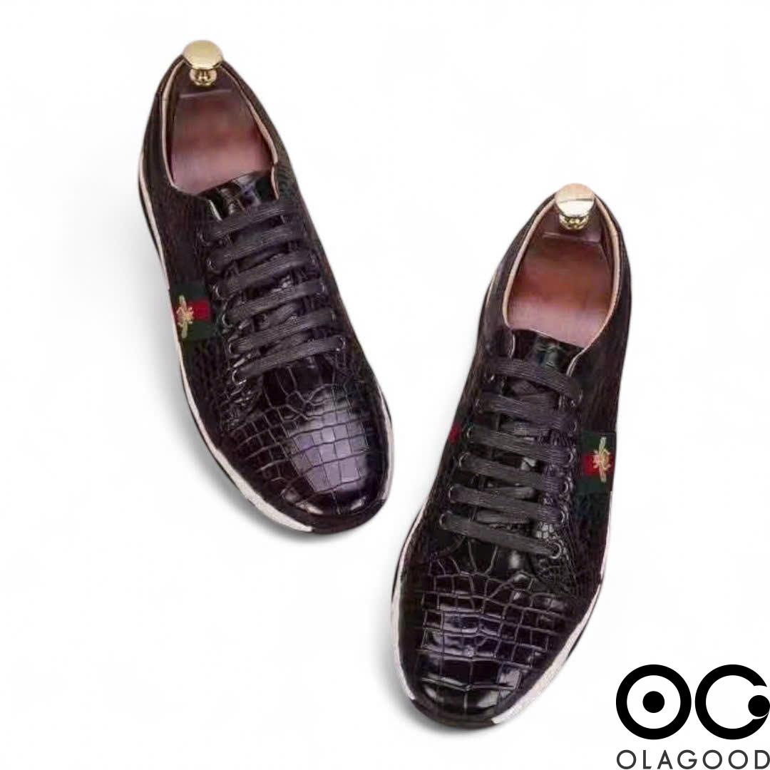 Giày thể thao sneaker da cá sấu - GTT011S - Hình ảnh 5