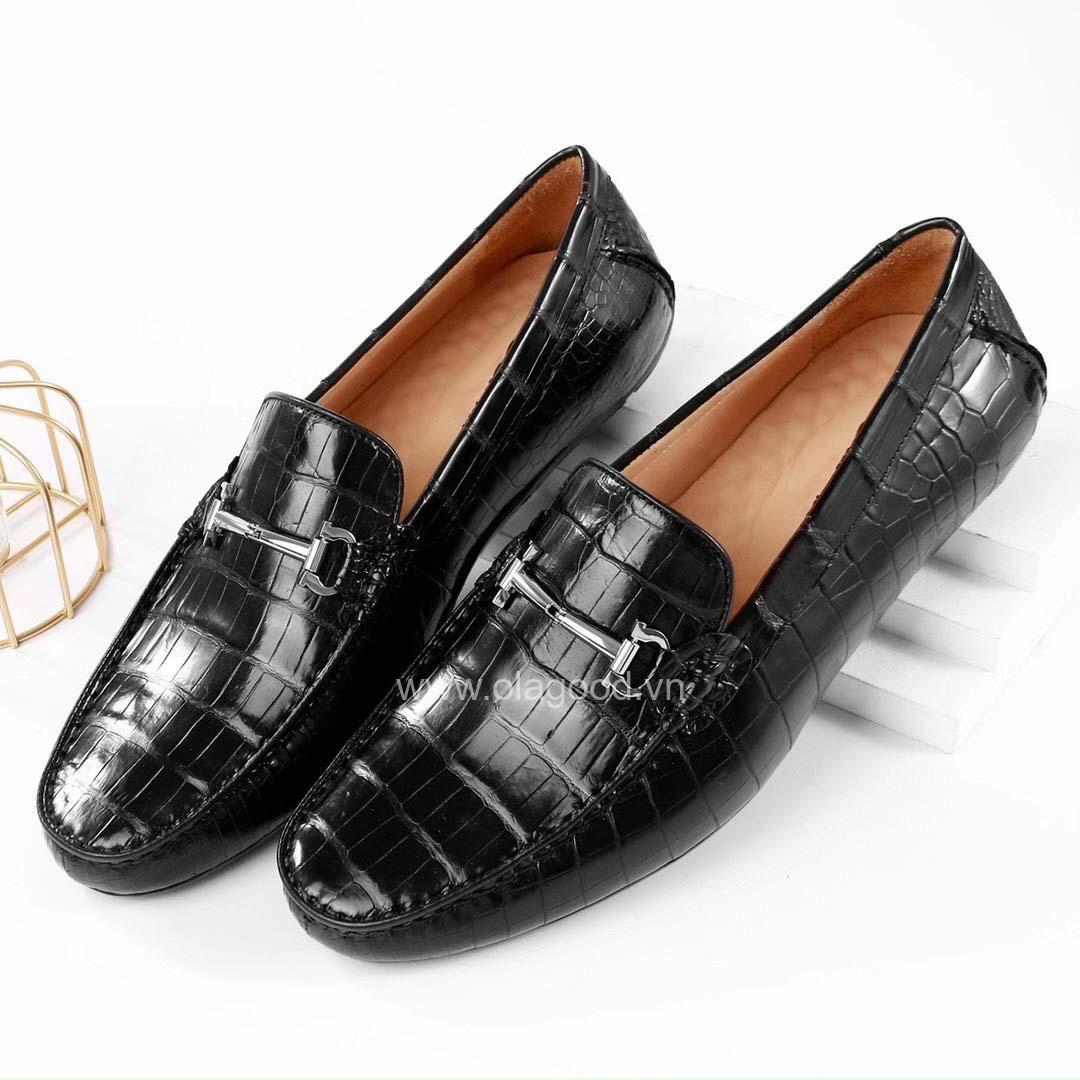 Giày lười da cá sấu cao cấp - GLGC013S