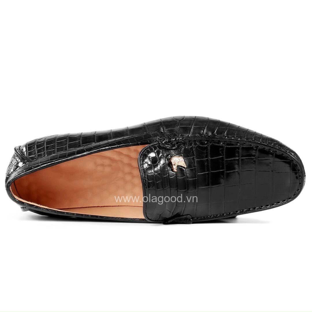 Giày lười da cá sấu cao cấp - GLDB015S - Hình ảnh 9