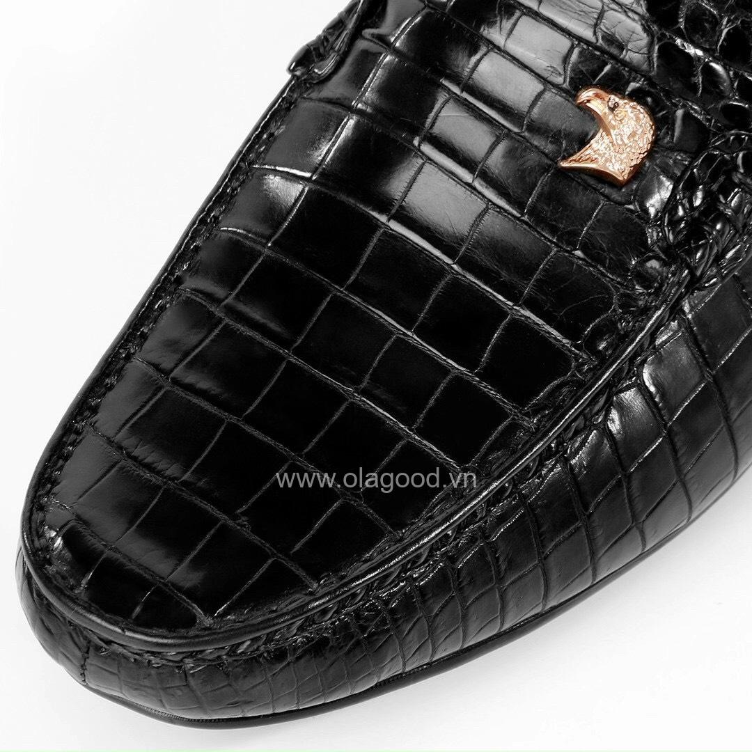 Giày lười da cá sấu cao cấp - GLDB015S - Hình ảnh 6