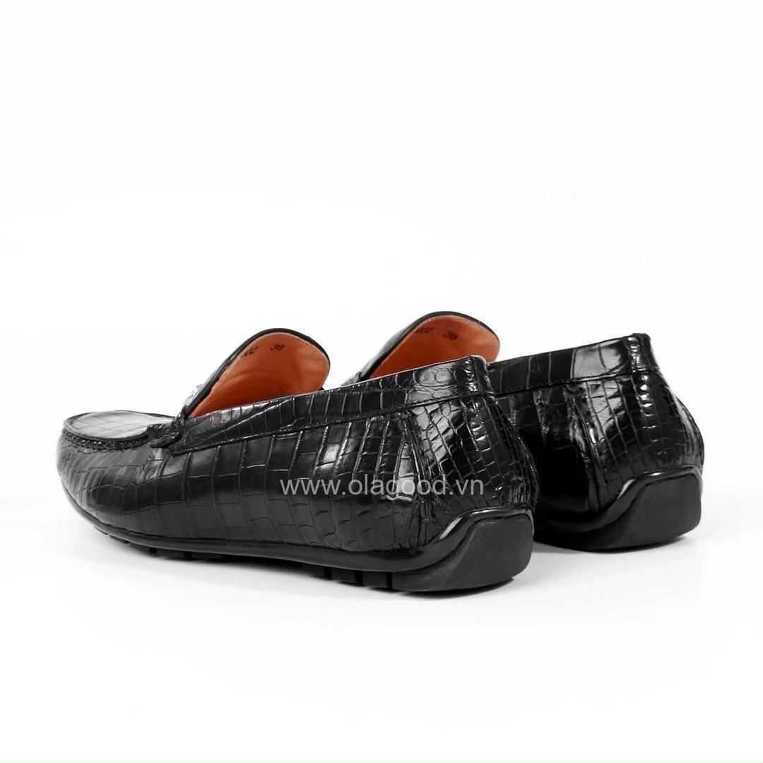 Giày lười da cá sấu cao cấp - GLDB015S - Hình ảnh 5