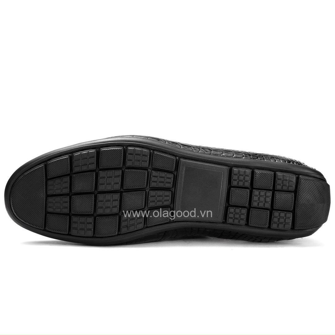 Giày lười da cá sấu cao cấp Olagood - GLD011S - Hình ảnh 8