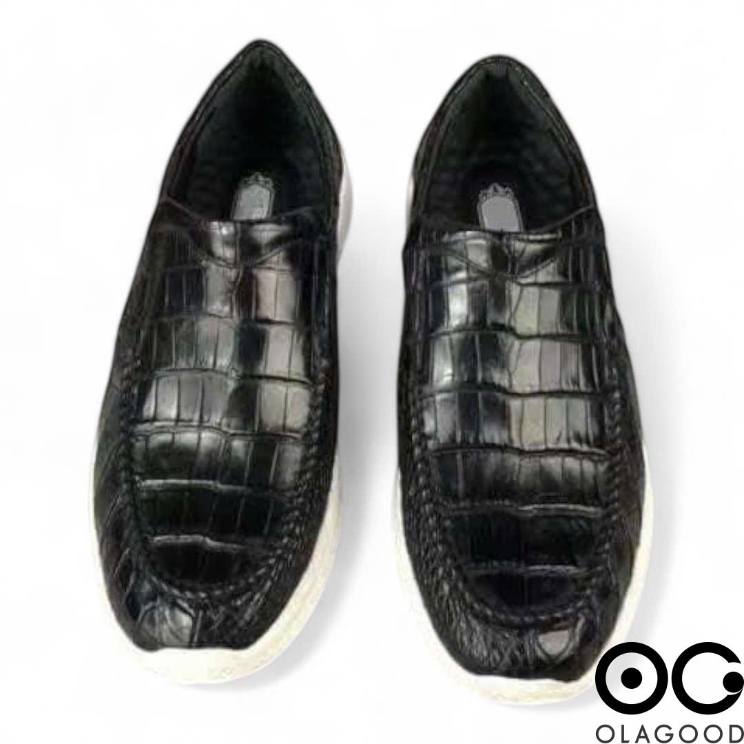 Giày thể thao da cá sấu cao cấp nam - GTT014S - Hình ảnh 3