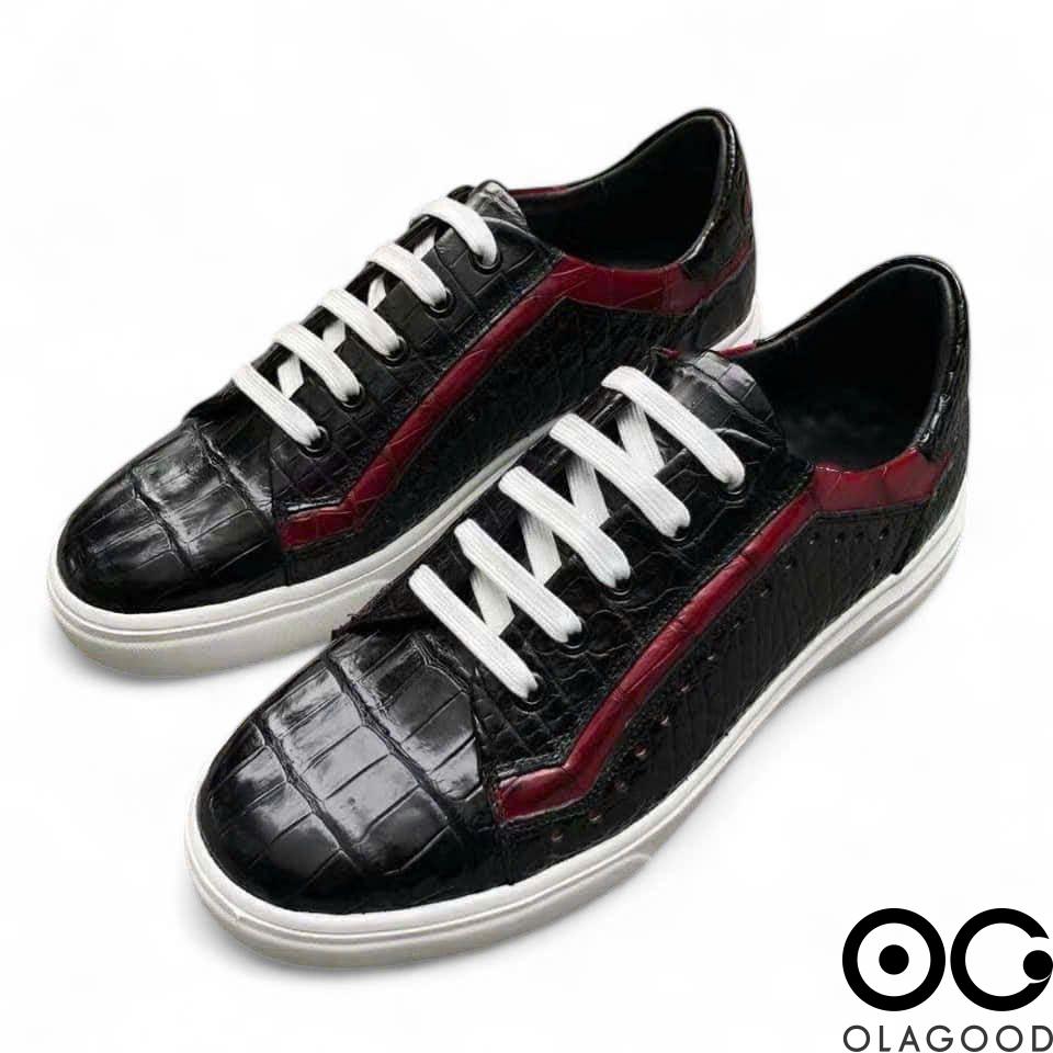 Giày thể thao da cá sấu nam - GTT012S