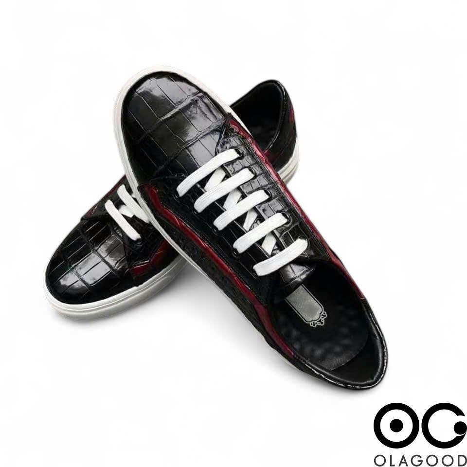 Giày thể thao da cá sấu nam - GTT012S - Hình ảnh 5