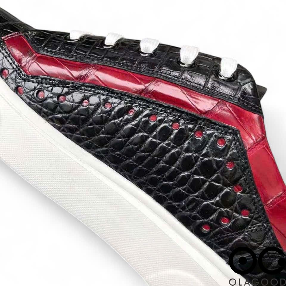 Giày thể thao da cá sấu nam - GTT012S - Hình ảnh 6