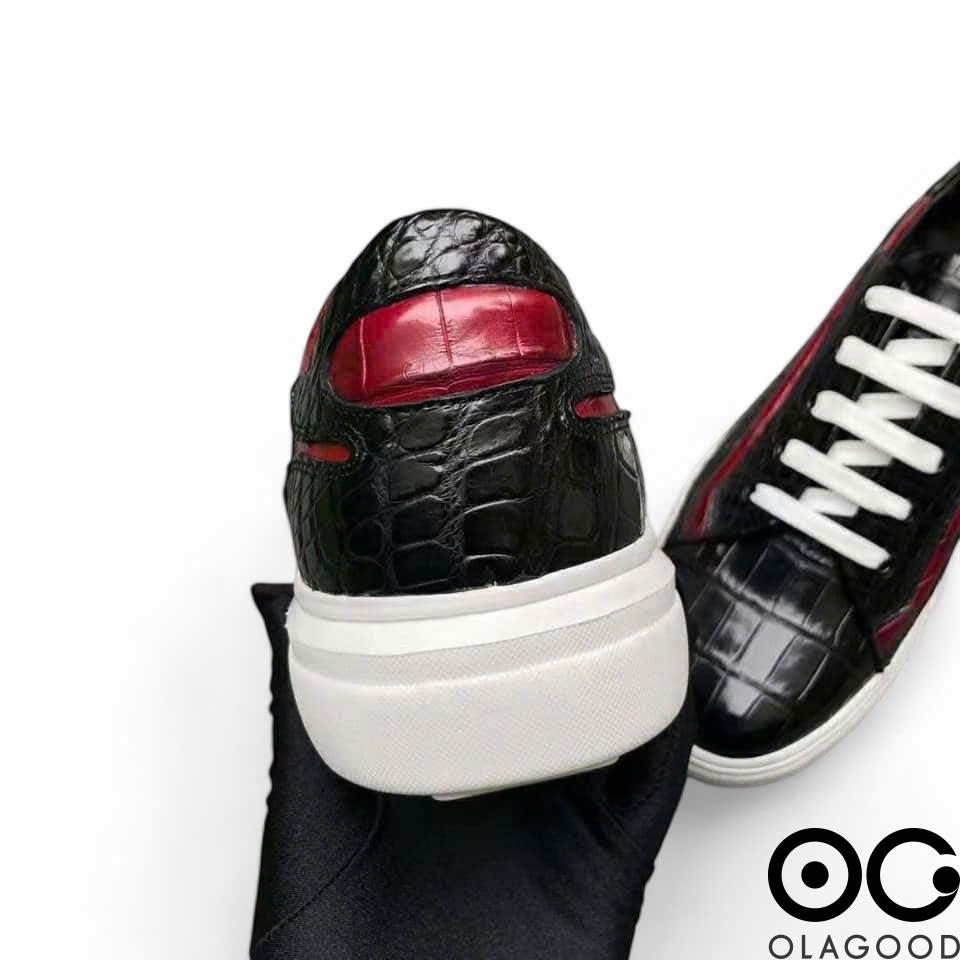 Giày thể thao da cá sấu nam - GTT012S - Hình ảnh 7