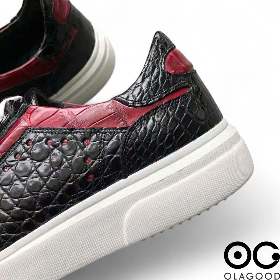 Giày thể thao da cá sấu nam - GTT012S - Hình ảnh 9