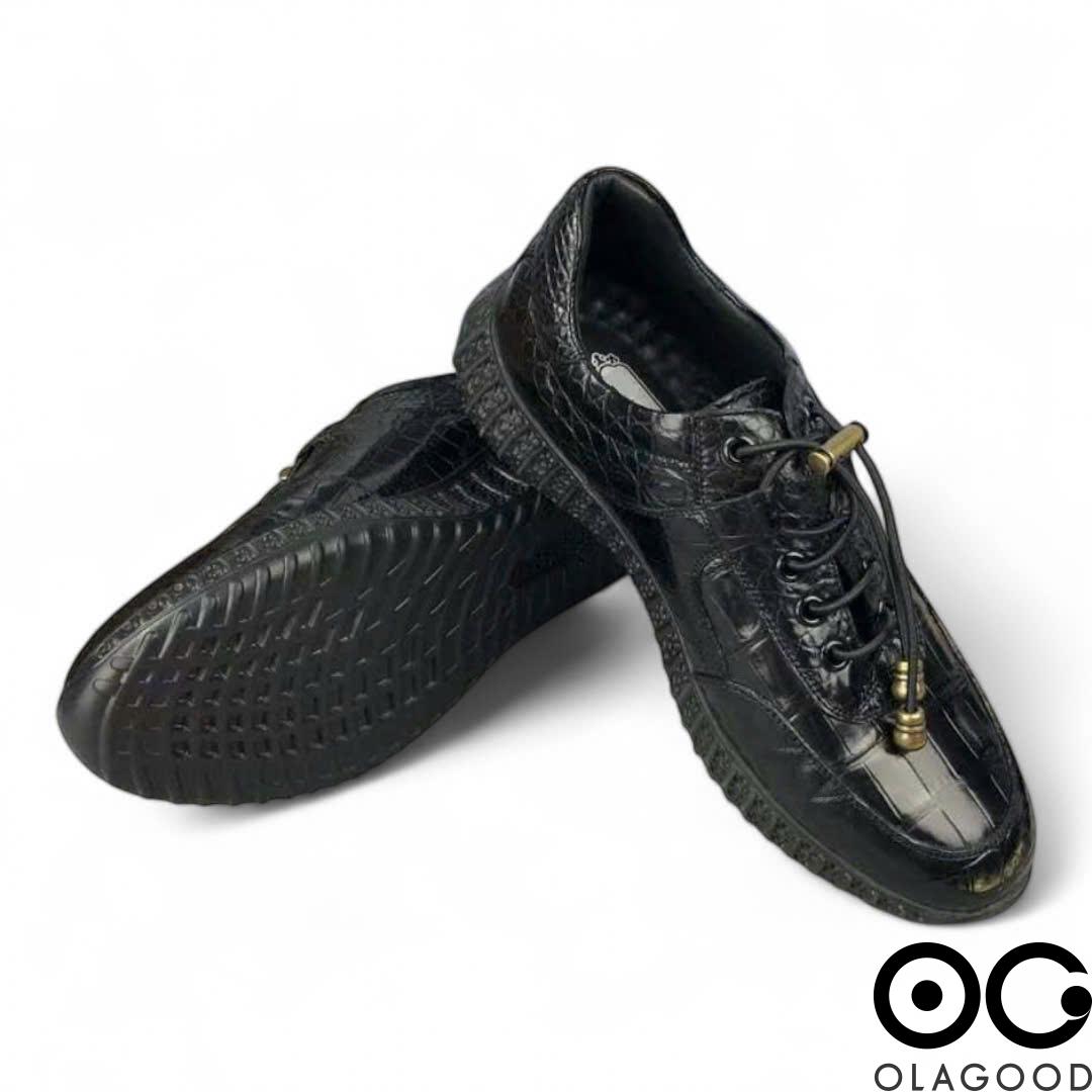 Giày snearker thể thao da cá sấu cao cấp - GTT016S - Hình ảnh 7