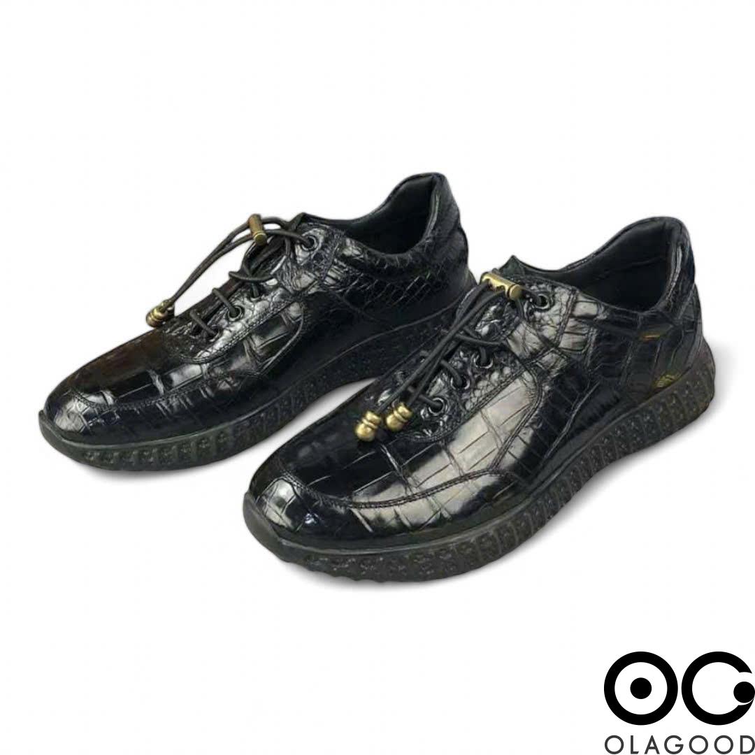 Giày snearker thể thao da cá sấu cao cấp - GTT016S