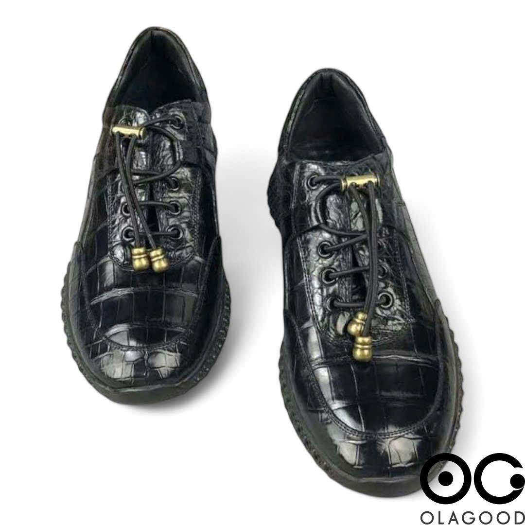 Giày snearker thể thao da cá sấu cao cấp - GTT016S - Hình ảnh 3