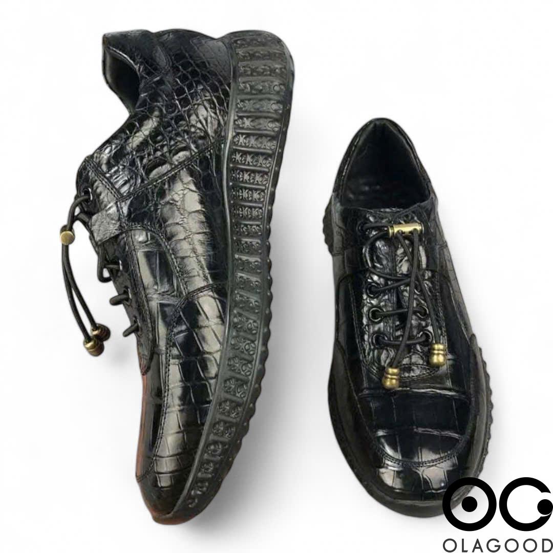 Giày snearker thể thao da cá sấu cao cấp - GTT016S - Hình ảnh 6