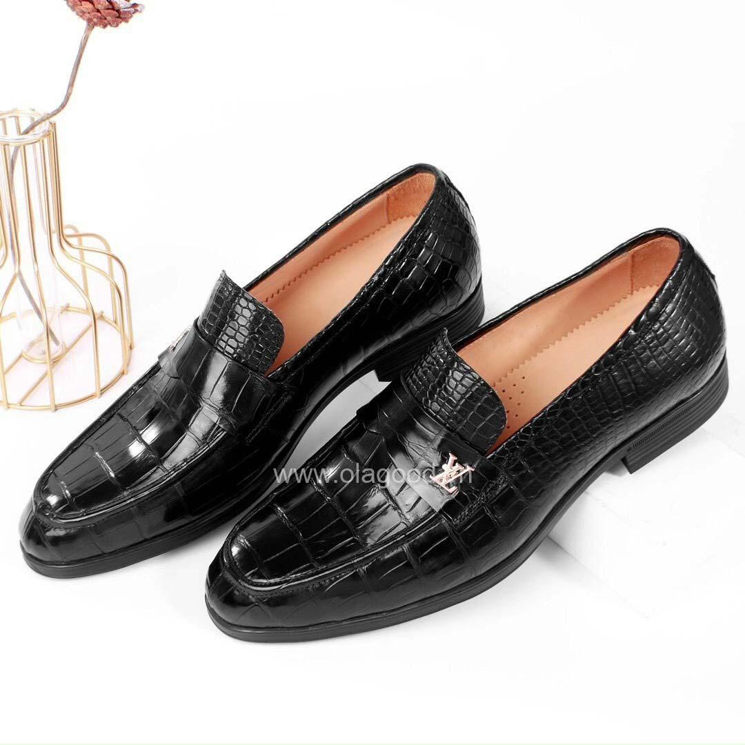 Giày tây da cá sấu nam cao cấp - GTKD015S