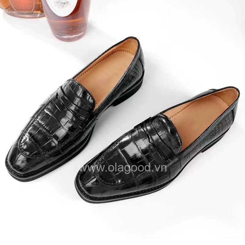 Giày tây nam da cá sấu cao cấp - GTKD017S - Hình ảnh 5