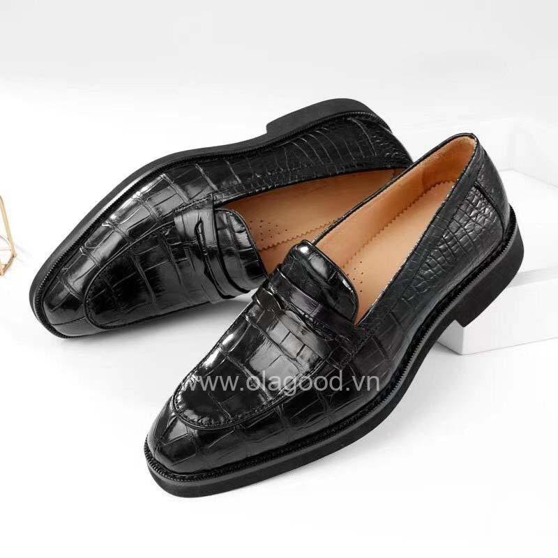 Giày tây nam da cá sấu cao cấp - GTKD017S - Hình ảnh 3