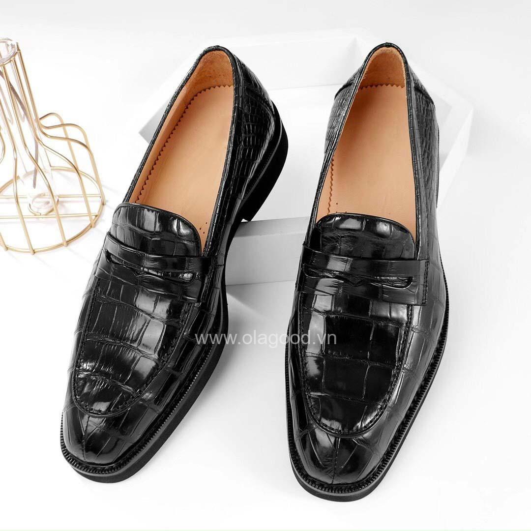 Giày tây nam da cá sấu cao cấp - GTKD017S - Hình ảnh 2