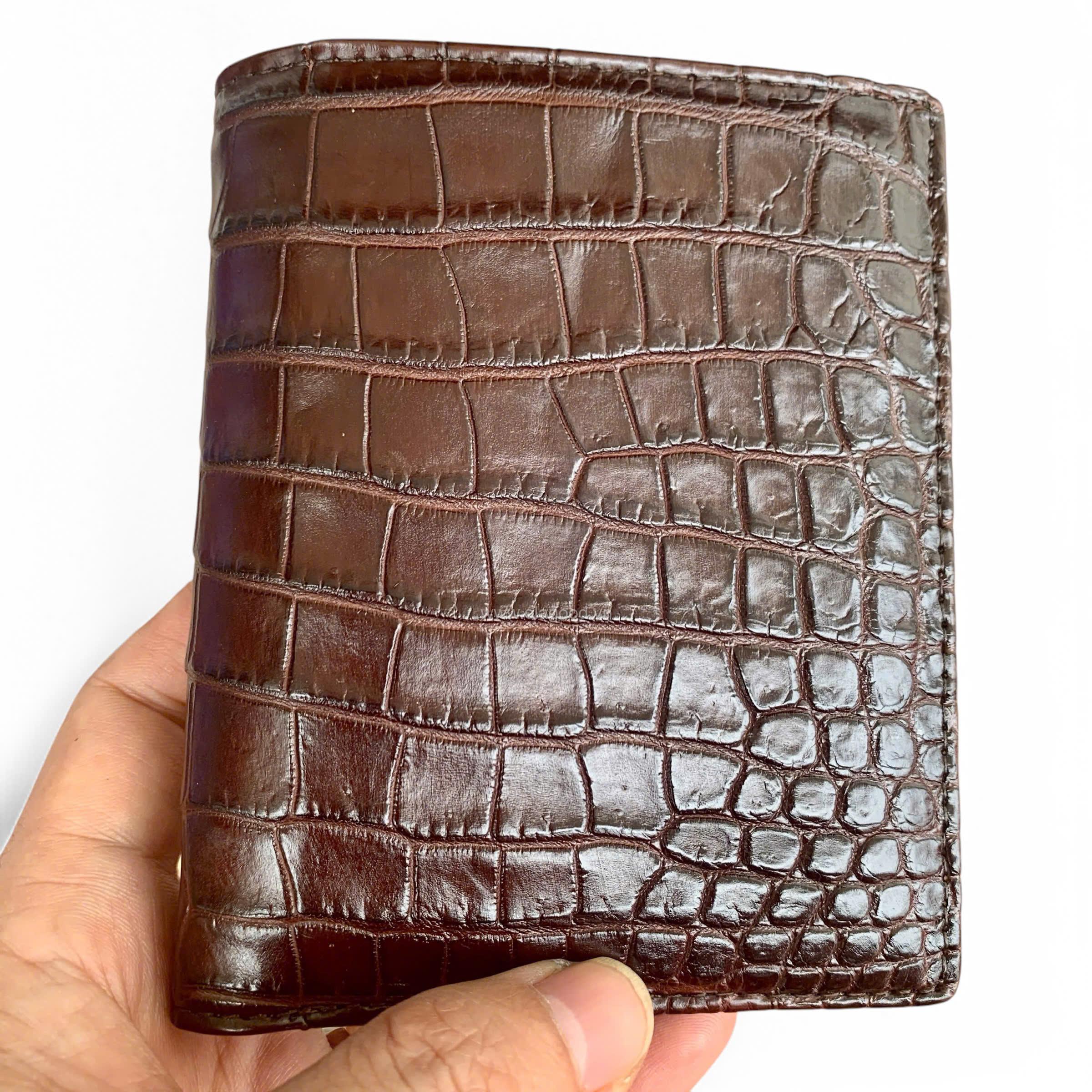 Ví đứng nam da cá sấu cao cấp - VDT0111S - Hình ảnh 4
