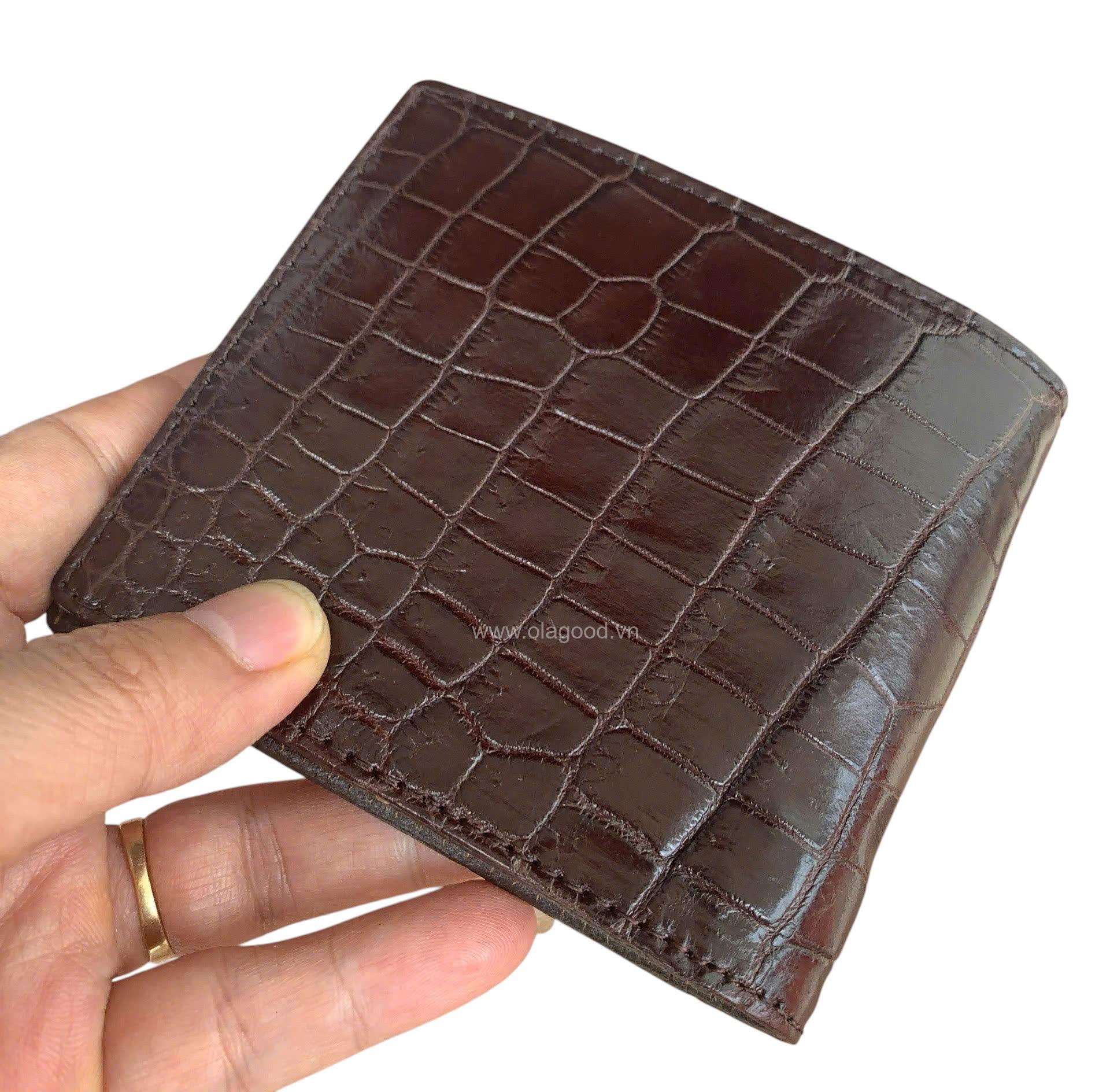 Ví nam da cá sấu cao cấp - VNTN0110S - Hình ảnh 4