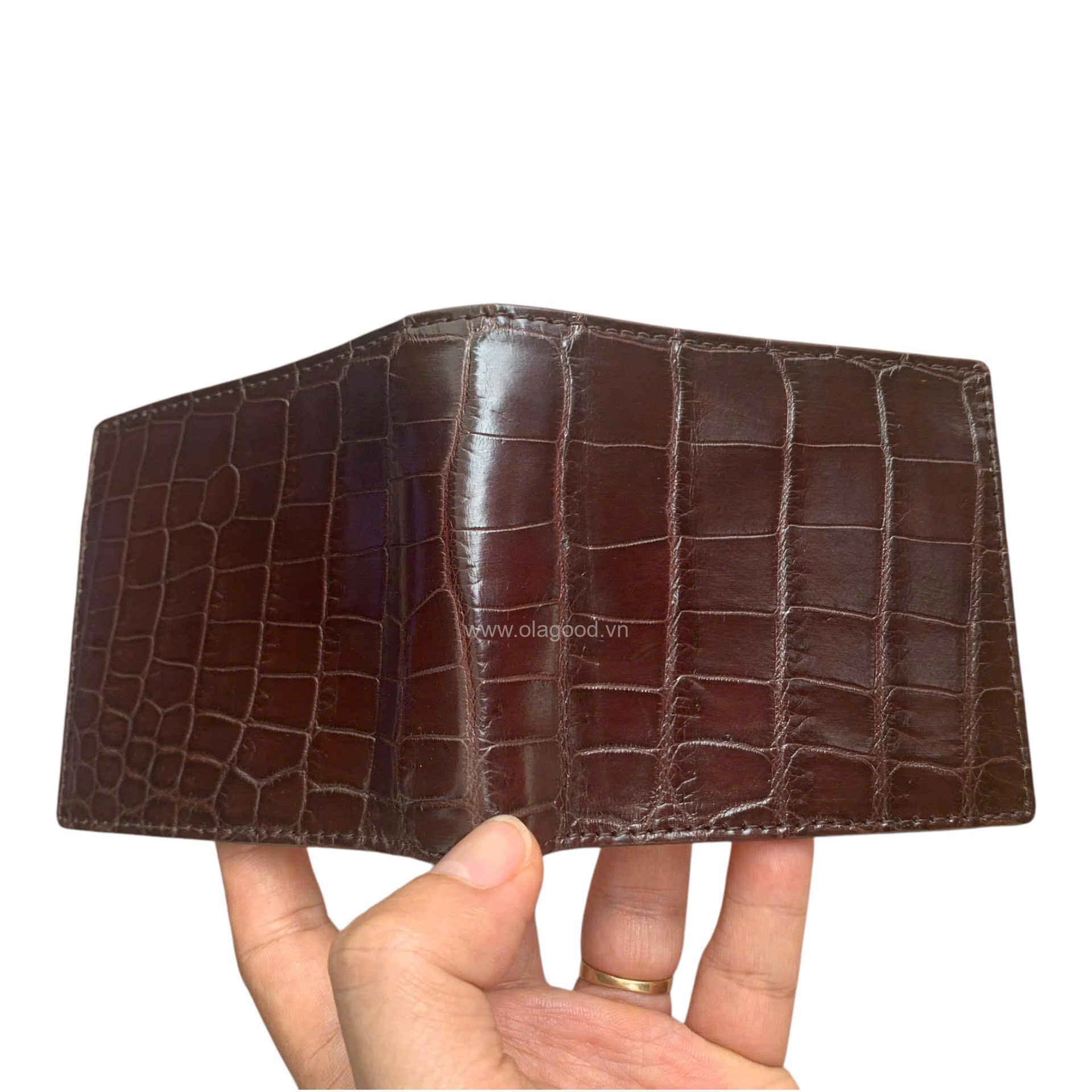 Ví nam da cá sấu cao cấp - VNTN0110S - Hình ảnh 7