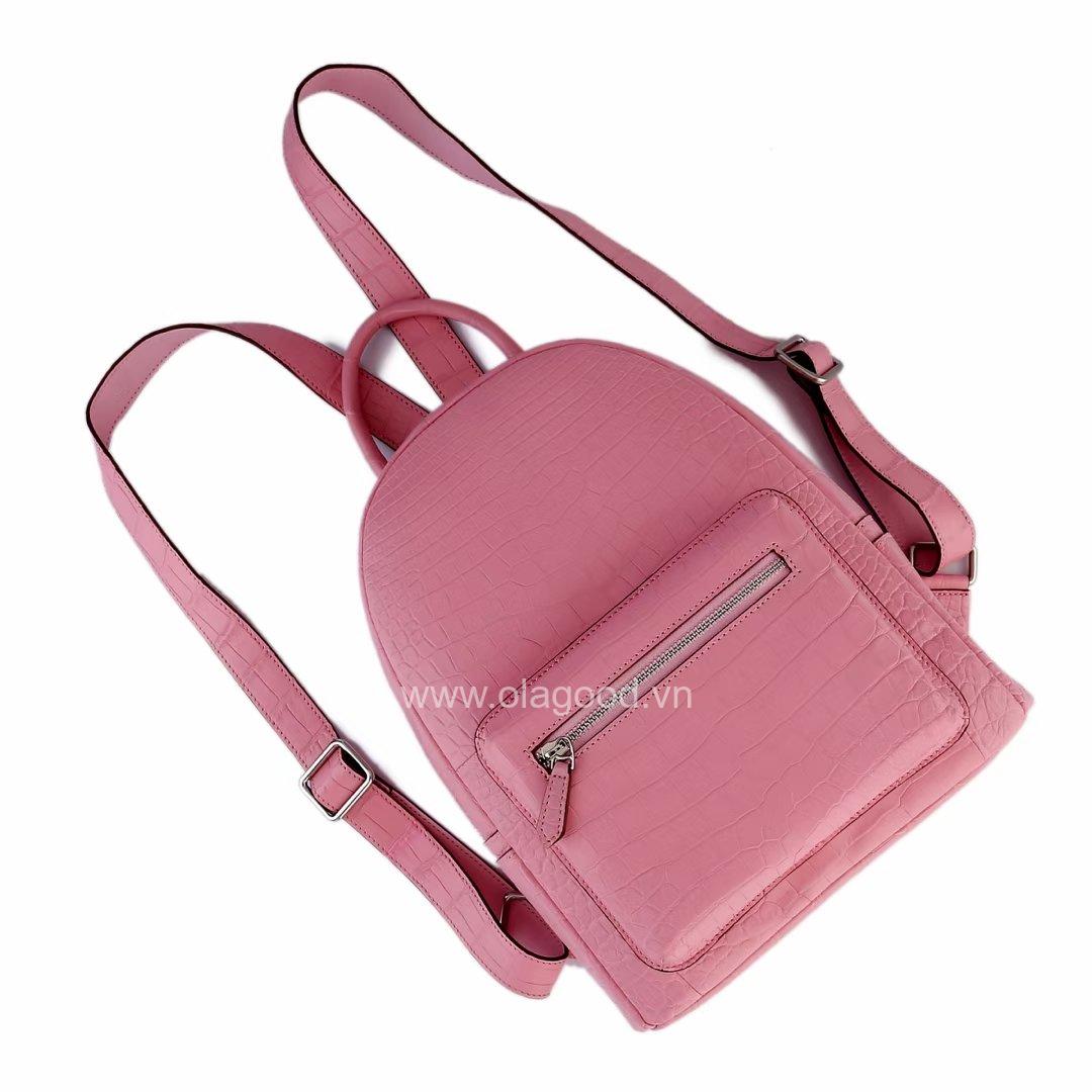 Ba lô nữ da cá sấu cao cấp – BLH0236S - Hình ảnh 13