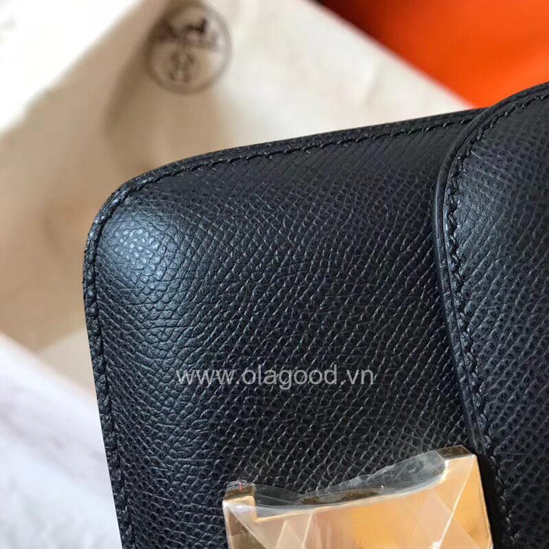 Túi đeo vai Hermes Constance 19 màu đen - HCD022 - Hình ảnh 7