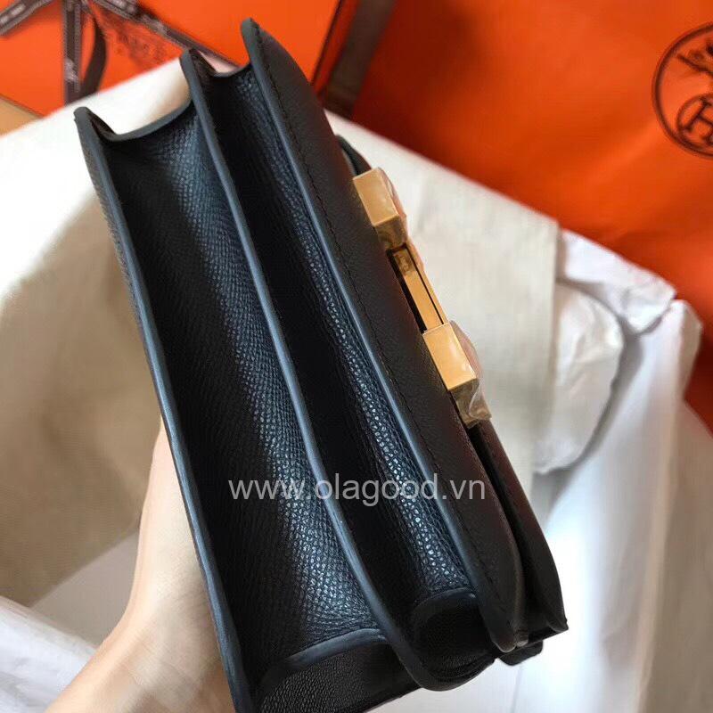 Túi đeo vai Hermes Constance 19 màu đen - HCD022 - Hình ảnh 5