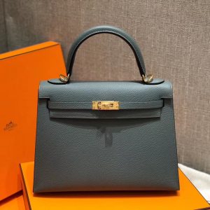 Hermes kelly size 25 màu xanh lá cây hạnh nhân - HKX023