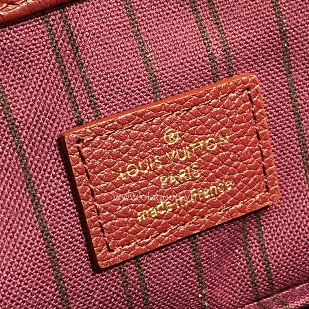 Túi Xách LV Louis Vuitton bag artsy medium màu đỏ mận– LVA025 - Hình ảnh 12