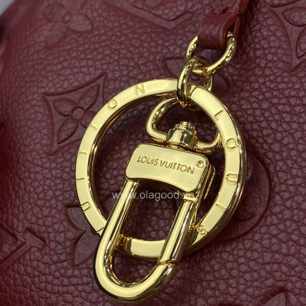 Túi Xách LV Louis Vuitton bag artsy medium màu đỏ mận– LVA025 - Hình ảnh 8
