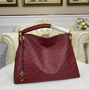 Túi Xách LV Louis Vuitton bag artsy medium màu đỏ mận– LVA025