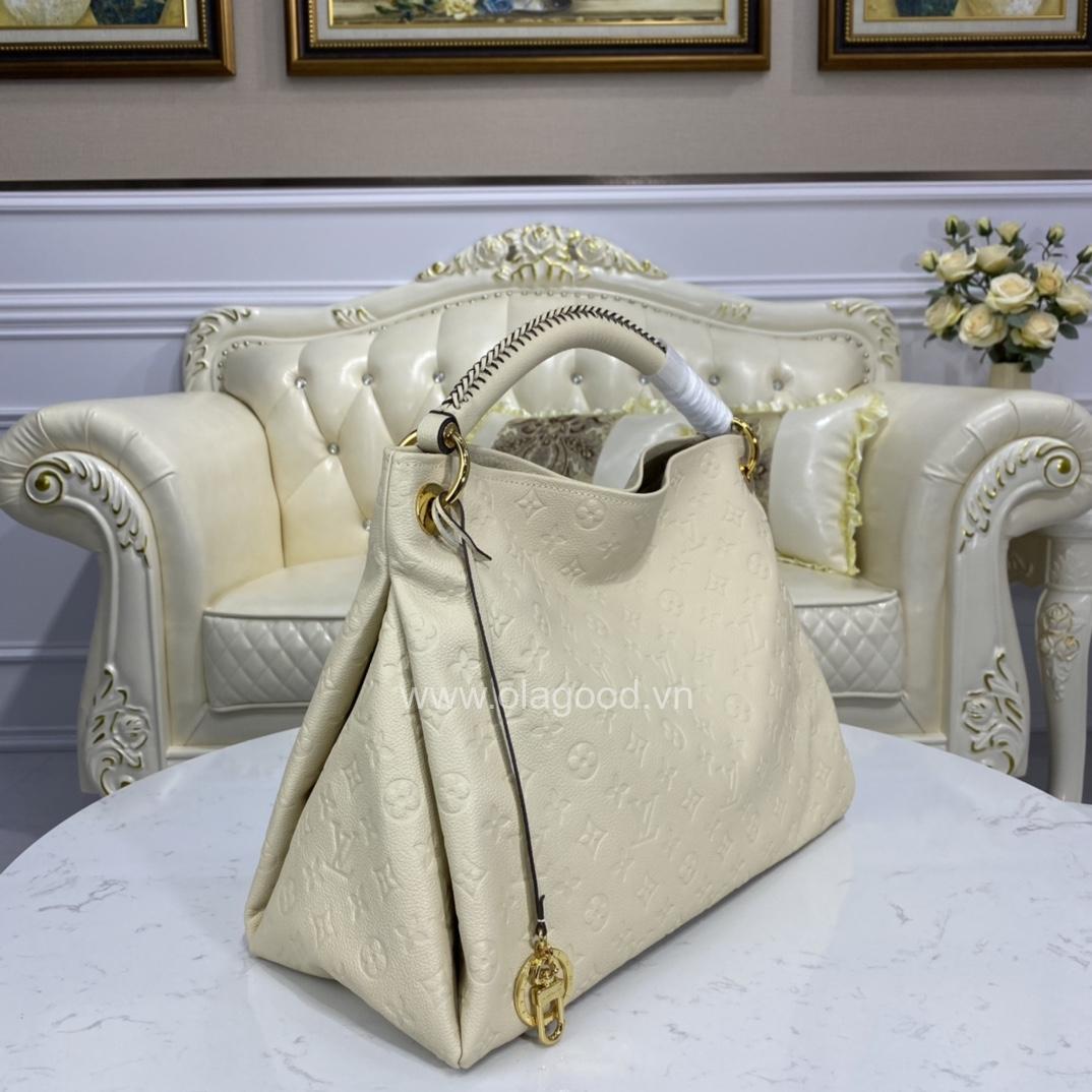 Túi Xách LV Louis Vuitton bag artsy medium màu trắng– LVA024 - Hình ảnh 7