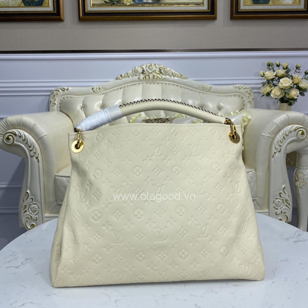 Túi Xách LV Louis Vuitton bag artsy medium màu trắng– LVA024 - Hình ảnh 5