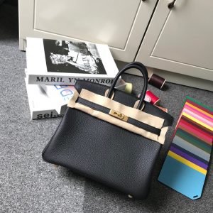 Túi xách Hermes Birkin màu đen size 30 - HBD021