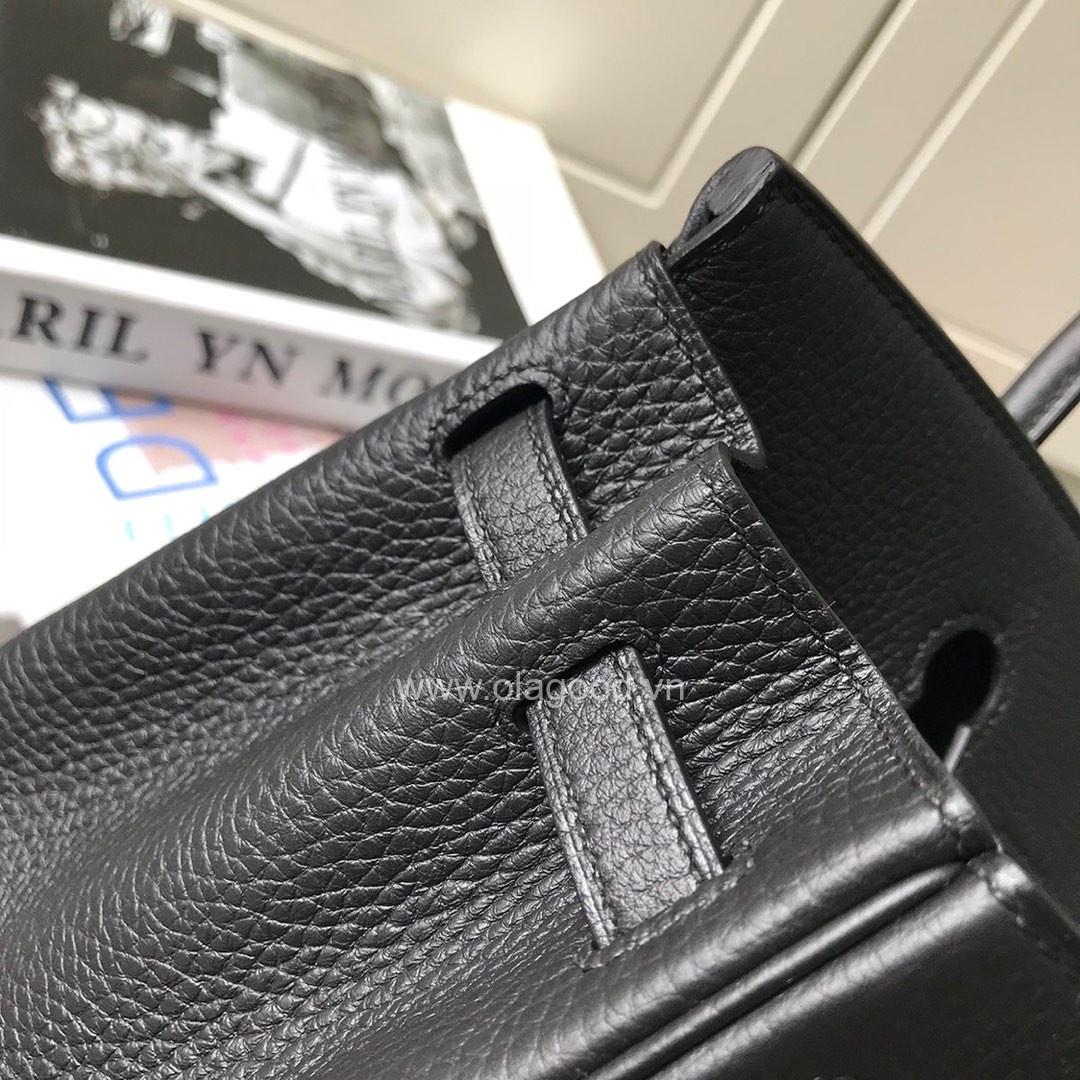 Túi xách Hermes Birkin màu đen size 30 - HBD021 - Hình ảnh 4