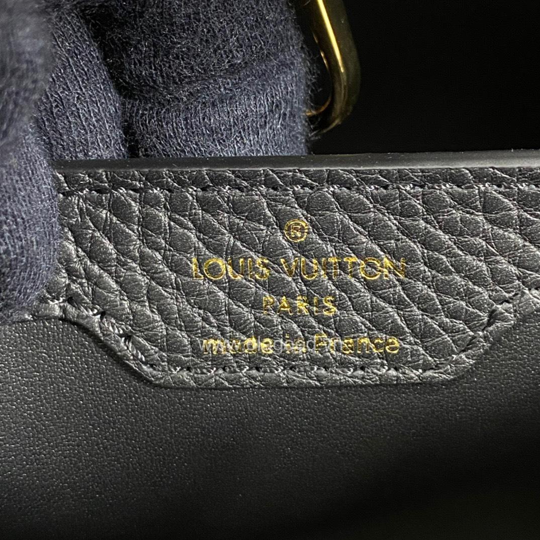 Túi xách Louis Vuitton CAPUCINES PM kết hợp da trăn màu đen -LVCD021 - Hình ảnh 14